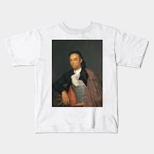 Portrait of the Matador Pedro Romero by Francisco Goya Kids T-Shirt